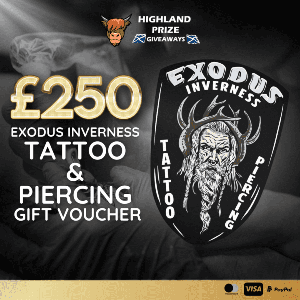 EXODUS TATTOO & PIERCINGS £250 GIFT VOUCHER # 3