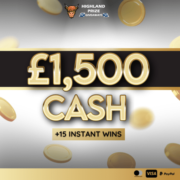 £1,500 CASH + 15 INSTANT WINS # 2