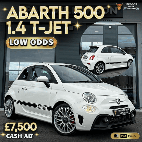 ABARTH 595 1.4 T-JET 145 OR £7,500 CASH ALTERNATIVE