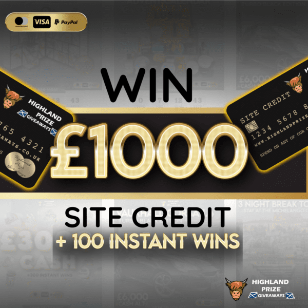 £1000 SITE CREDIT + 100 INSTANT WINS # 17