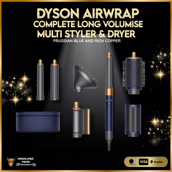 DYSON AIRWRAP COMPLETE LONG VOLUMISE MULTI-STYLER & DRYER - PRUSSIAN BLUE & RICH COPPER # 2