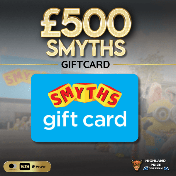 SMYTHS TOYS SUPERSTORES £500 GIFT CARD # 4