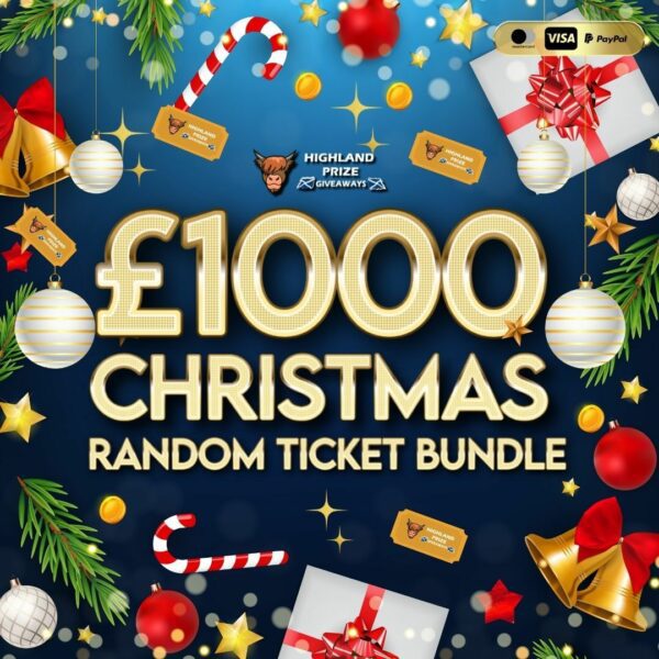 £1000 CHRISTMAS RANDOM TICKET BUNDLE