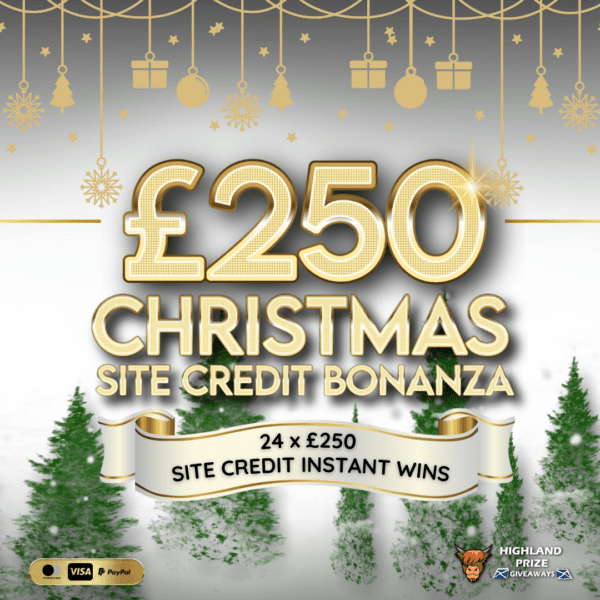 £250 CHRISTMAS SITE CREDIT BONANZA