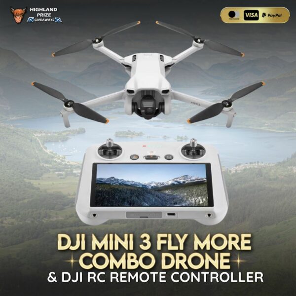 DJI MINI 3 FLY MORE COMBO DRONE & DJI RC REMOTE CONTROLLER