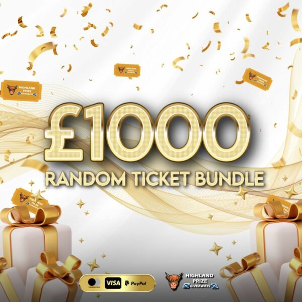 £1,000 RANDOM TICKET BUNDLE